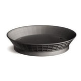 TableCraft 157512BK 12" Black Diner Platter with Base
