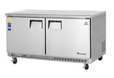 Everest ETBWR2 60" Double Door Undercounter Refrigerator - Champs Restaurant Supply | Wholesale Restaurant Equipment and Supplies