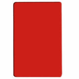 Thunder Group PLCB181205RD 18" X 12" X 1/2" Red Rectangular Polyethylene Cutting Board