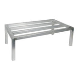 Winco ADRK-2036 Aluminum Dunnage Rack, 20'' X 36'' X 12'' - Champs Restaurant Supply | Wholesale Restaurant Equipment and Supplies