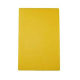 Thunder Group PLCB241805YW 24" X 18" X 1/2" Yellow Rectangular Polyethylene Cutting Board - Champs Restaurant Supply | Wholesale Restaurant Equipment and Supplies