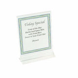 Thunder Group PLMH001 5 1/2" X 3 1/2" Table Card Holder