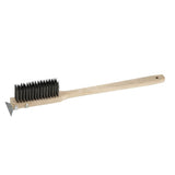 Winco BR-500 20" Heavy Duty Steel Wire Brush - Champs Restaurant Supply | Wholesale Restaurant Equipment and Supplies