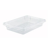Winco PFSH-3 12" X 18" X 3-1/2" Polycarbonate Food Storage Box - Champs Restaurant Supply | Wholesale Restaurant Equipment and Supplies