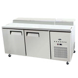 Atosa MPF8202 67" Double Door Pizza Prep Table