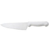 Winco KWH-6 8" Wide Cook's Knife with Easy Grip Plastic Handle