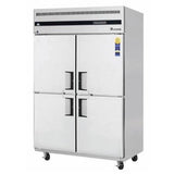 Everest ESRH4 Two-Section Four Half-Doors Reach-In Refrigerator