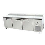 Atosa MPF8203 93" Three Door Pizza Prep Table