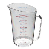 Thunder Group PLMC064CL 2 Qt/ 2L Polycarbonate Measuring Cup - Champs Restaurant Supply | Wholesale Restaurant Equipment and Supplies