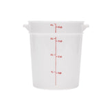 Winco PPRC-4W 4 Qt. White Food Storage Container