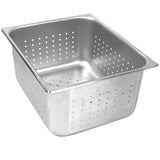 Thunder Group STPA7004PF Full Size 4" Deep Perforated 24 Gauge Steam Pans