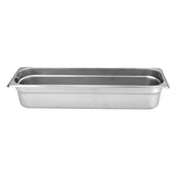 Thunder Group STPA8124L Half Size Long 4" Deep 24 Gauge Anti Jam Pans