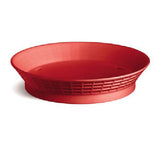 Tablecraft 157512R 12" Red Fast Food Platter Basket with Base