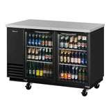 Turbo Air TBB-2SGD-N 58" Double Glass Door Back Bar Cooler