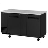 Turbo Air TBB-3SBD-N6 69" Double Solid Door Back Bar Cooler