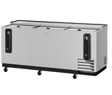 Turbo Air TBC-80SD-N 80" 3 Sliding Door Stainless Steel Underbar Bottle Cooler