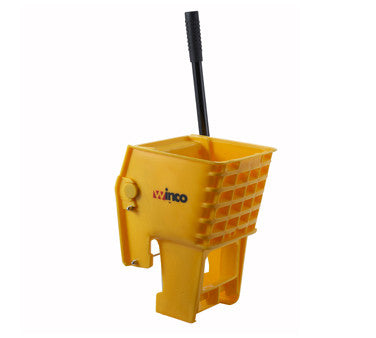 Mop Bucket with Side Press Wringer 36 Quart - Yellow