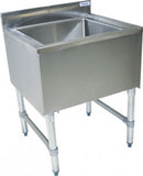 BK Resources BKIB-3612-21S 36" Insulated  Stainless Steel Ice Bin - 21" Deep