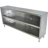 BK Resources BKDC-1560 60'' Stainless Steel Dish Cabinet with Undershelf - Champs Restaurant Supply | Wholesale Restaurant Equipment and Supplies