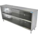 BK Resources BKDC-1860 60" x 18" Stainless Steel Dish Cabinet
