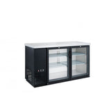 Dukers DBB48-H2 48" Refrigerated Back Bar Cooler with Hinged Door 