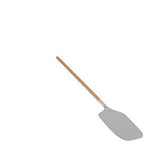 Thunder Group ALWDPP2512 25" X 12" X 14" Aluminum Pizza Peel with Round Wooden Handle - Champs Restaurant Supply | Wholesale Restaurant Equipment and Supplies