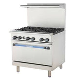 Radiance-TAR-6 36" 4 Burner Range with Standard Oven - Champs Restaurant Supply | Wholesale Restaurant Equipment and Supplies