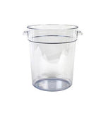 Thunder Group PLRFT022PC 22 QT Clear  Polycarbonate Round Food Storage Container