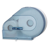 San Jamar R6500TBL Quantum 12" - 13" Jumbo Toilet Tissue Dispenser - Arctic Blue - Champs Restaurant Supply | Wholesale Restaurant Equipment and Supplies
