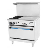 Radiance TARG-2B24G 36" 2 Burner Range and 24" Griddle with Standard Oven - Champs Restaurant Supply | Wholesale Restaurant Equipment and Supplies