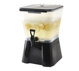 Winco PBD-3SK 3-gal Square Beverage Dispenser w/ Hingeless Cover - Champs Restaurant Supply | Wholesale Restaurant Equipment and Supplies