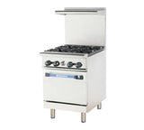 Radiance TAR-4 24" 4 Burner Range with Standard Oven - Champs Restaurant Supply | Wholesale Restaurant Equipment and Supplies