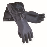San Jamar 1217EL 17" Lined Neoprene Dishwashing Glove - Rough Grip