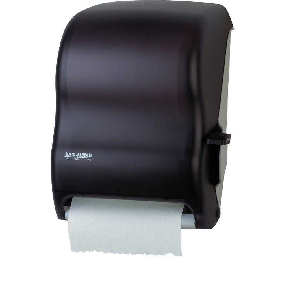 San Jamar Lever Roll Towel Dispenser Classic Black Pearl