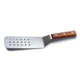 Dexter Russell PS8698PCP 8"x3" Perforated Turner w/ Wood Handle