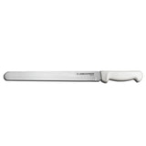 Dexter Russell P94810 12" Roast Slicer w/ Polypropylene White Handle
