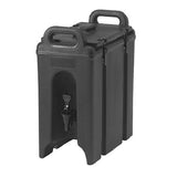 Cambro Camtainer 250LCD110  2.5 Gallon Black Insulated Beverage Dispenser