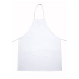 Winco BA-3226WH White Full Length Bib Apron - Champs Restaurant Supply | Wholesale Restaurant Equipment and Supplies