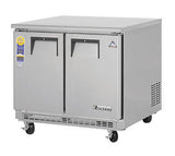 Everest ETBSF2 36" Double Door Undercounter Freezer - Champs Restaurant Supply | Wholesale Restaurant Equipment and Supplies