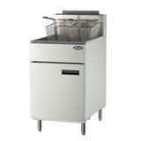 Atosa ATFS-75 75 LB Stainless Steel Natural Gas Deep Fryer - Champs Restaurant Supply | Wholesale Restaurant Equipment and Supplies