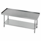 GSW ES-S3072 72" Stainless Steel Equipment Stand with Galvanized Undershelf - Champs Restaurant Supply | Wholesale Restaurant Equipment and Supplies