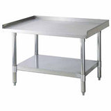 GSW ES-S3036 36" Stainless Steel Equipment Stand with Galvanized Undershelf - Champs Restaurant Supply | Wholesale Restaurant Equipment and Supplies