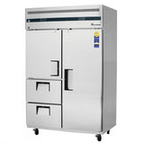 Everest Refrigeration ESRF2D2 two-section Reach-In Refrigerator/Freezer Combo