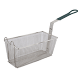 Winco FB-30 13-1/4" X 6-1/2" X 5-7/8" Wire Mesh Fry Basket - Champs Restaurant Supply | Wholesale Restaurant Equipment and Supplies