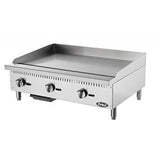 Atosa ATMG-36 36" Manual Countertop Gas Griddle