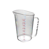 Thunder Group PLMC128CL 4 Qt/ 4L Polycarbonate Measuring Cup - Champs Restaurant Supply | Wholesale Restaurant Equipment and Supplies