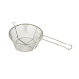 Winco FBRS-8 8 1/2"  Round Wire Fry Basket, 6 Mesh - Champs Restaurant Supply | Wholesale Restaurant Equipment and Supplies