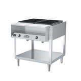 Vollrath 38002 ServeWell Electric 2-Well Stainless Steel Steam Table