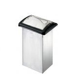 San Jamar H2003CLBK San Jamar H2003CLBK In-Counter Napkin Dispenser, Interfold, Clear/Black