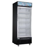 Dukers DSM-19R 18.7 cu. ft. Single Glass Swing Door Merchandiser
